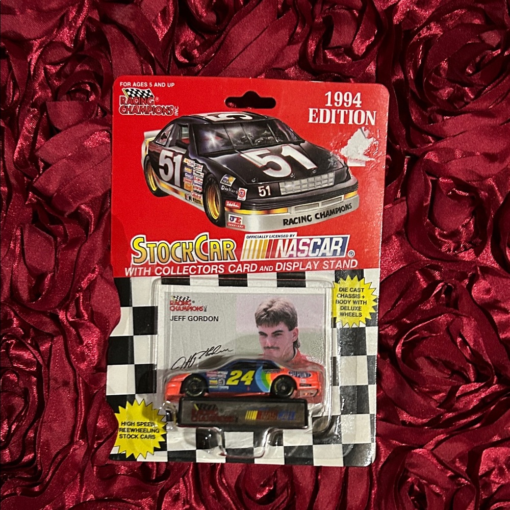 Racing Champions NASCAR Stock Car with Display Stand - Jeff Gordon